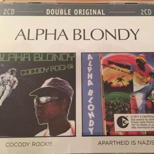 Cocody Rock/Apartheid Is Nazism by Alpha Blondy 2CDs RARE Import! Reggae
